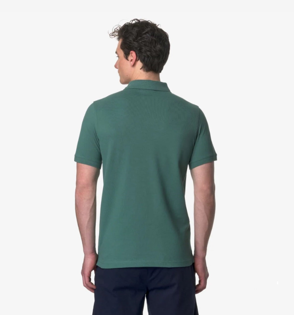 K-WAY POLO AMEDEE PIQUE GREEN PALM