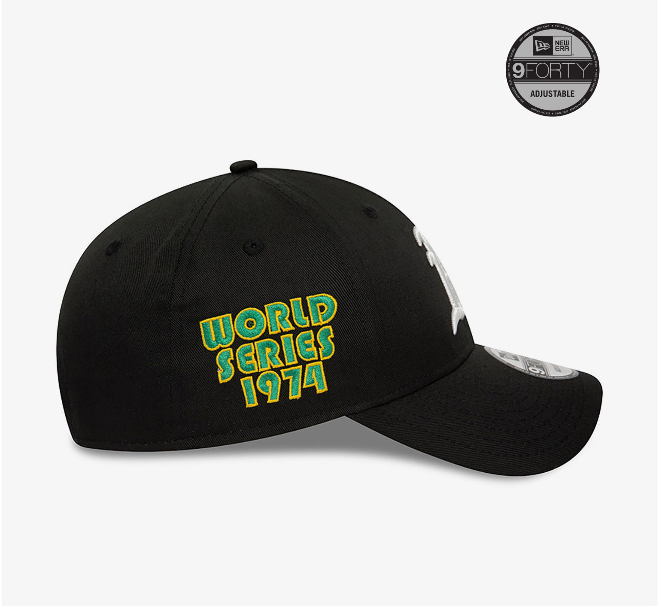 NEW ERA 9FORTY Oakland Athletics World Series Patch Nero