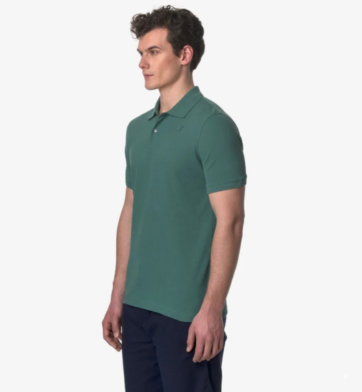 K-WAY POLO AMEDEE PIQUE GREEN PALM