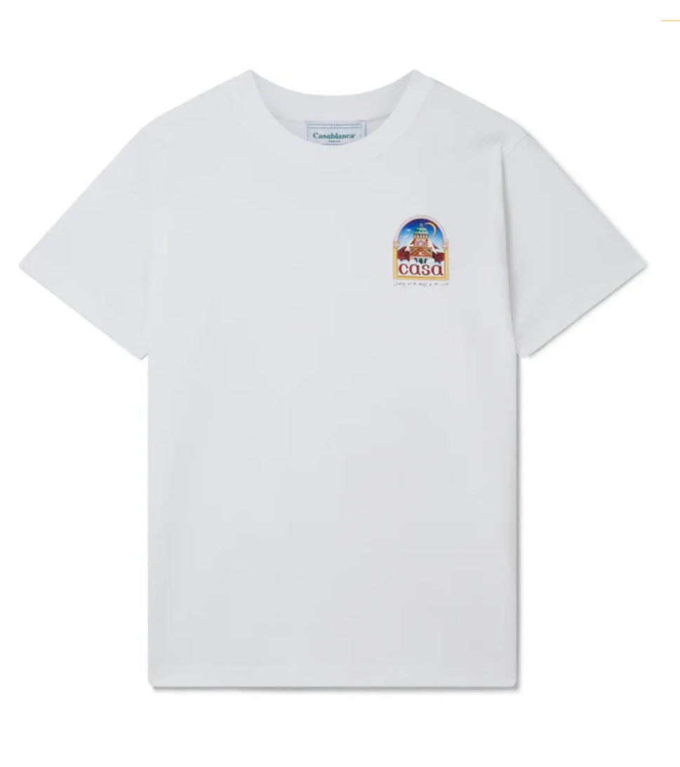 T-SHIRT CASABLANCA VUE DE L'ARCHE