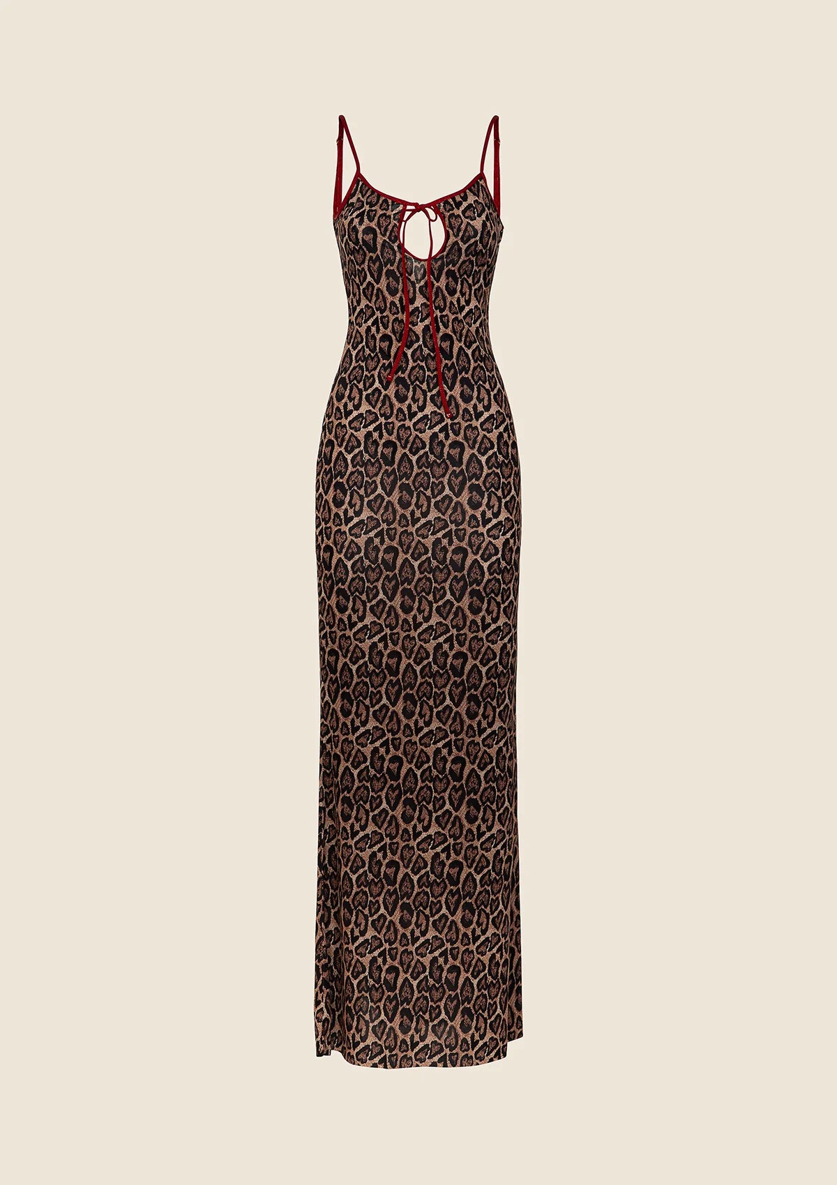 VESTITO LUNGO F**K DONNA FANTASIA ANIMALIER