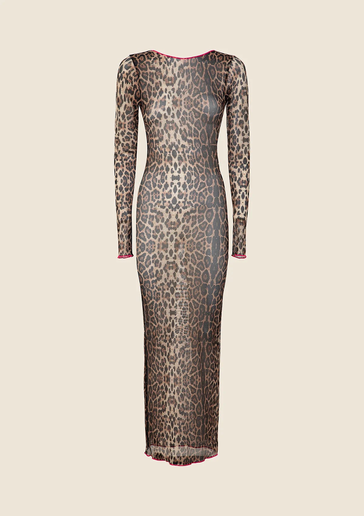 VESTITO LUNGO F**K DONNA FANTASIA ANIMALIER