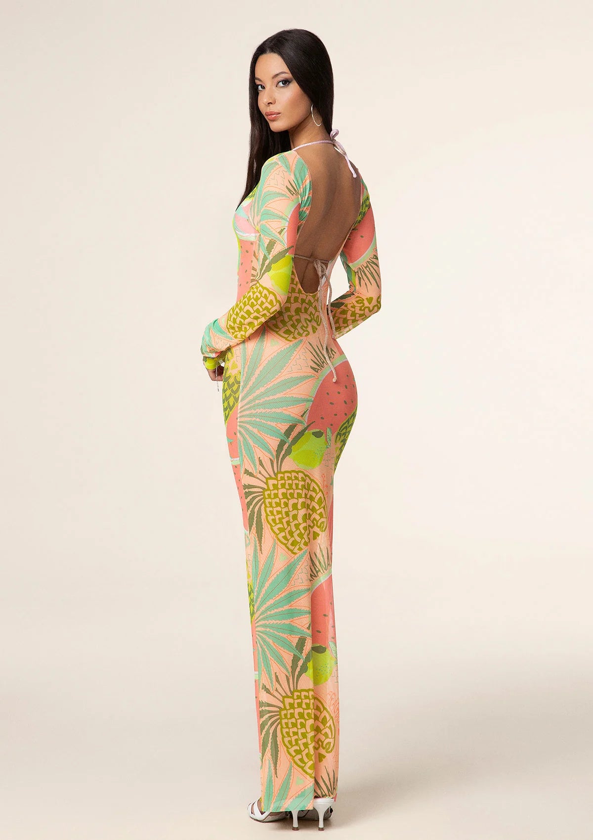 VESTITO LUNGO F**K DONNA FANTASIA FRUIT