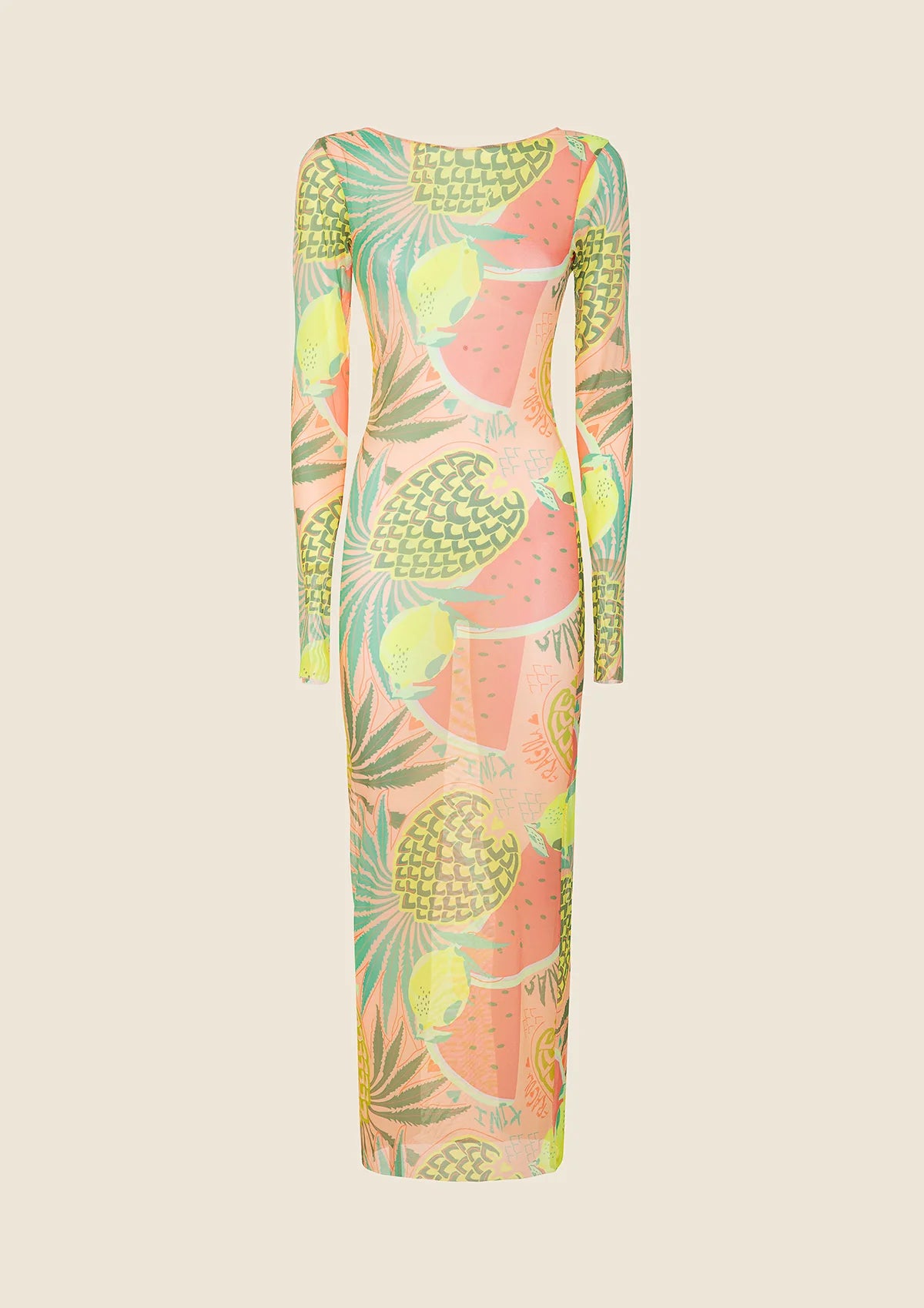 VESTITO LUNGO F**K DONNA FANTASIA FRUIT