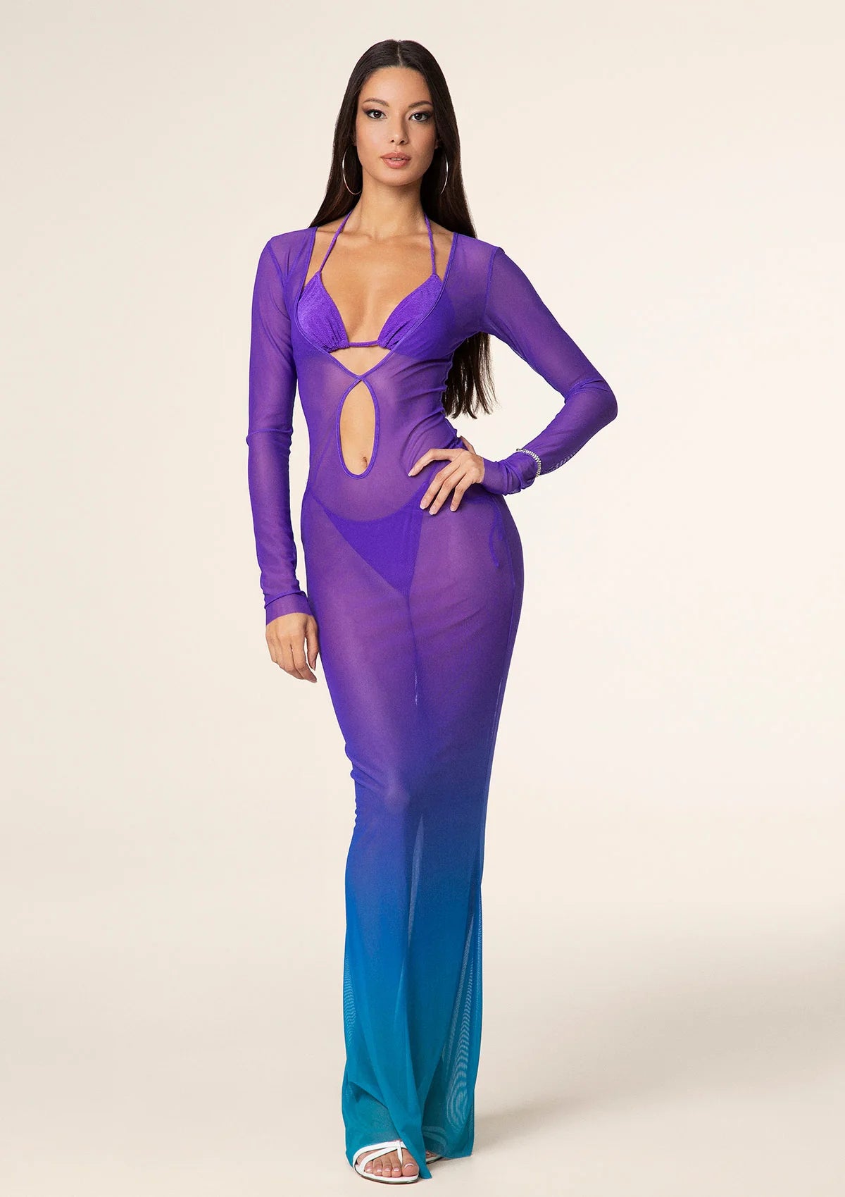 VESTITO LUNGO F**K DONNA FANTASIA SEA