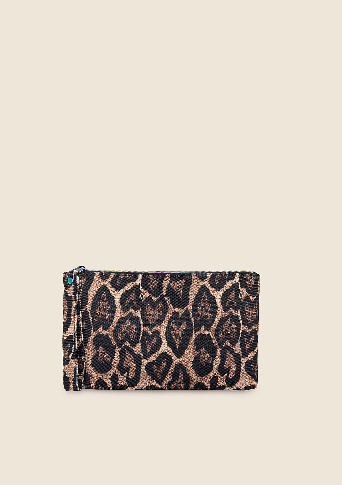 MINI POCHETTE CANVAS DONNA F**K FANTASIA ANIMALIER