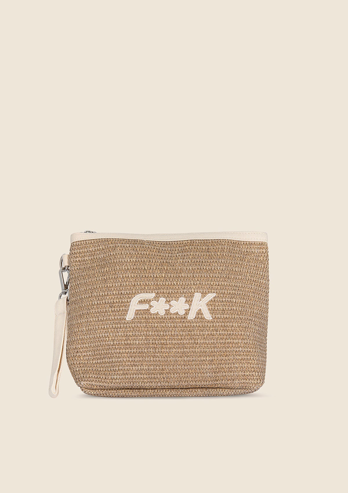 POCHETTE DONNA F**K BEIGE
