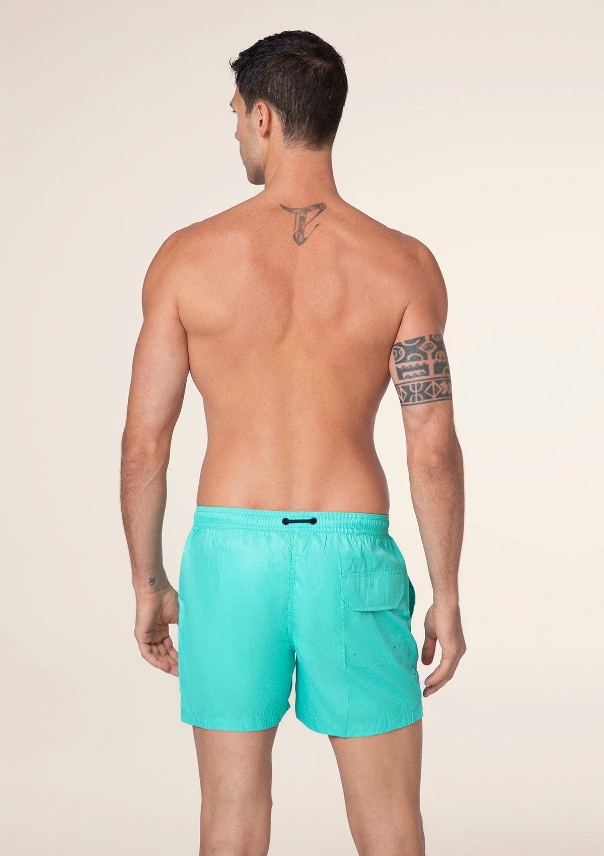 COSTUME SHORTS UOMO F**K VERDE ACQUA