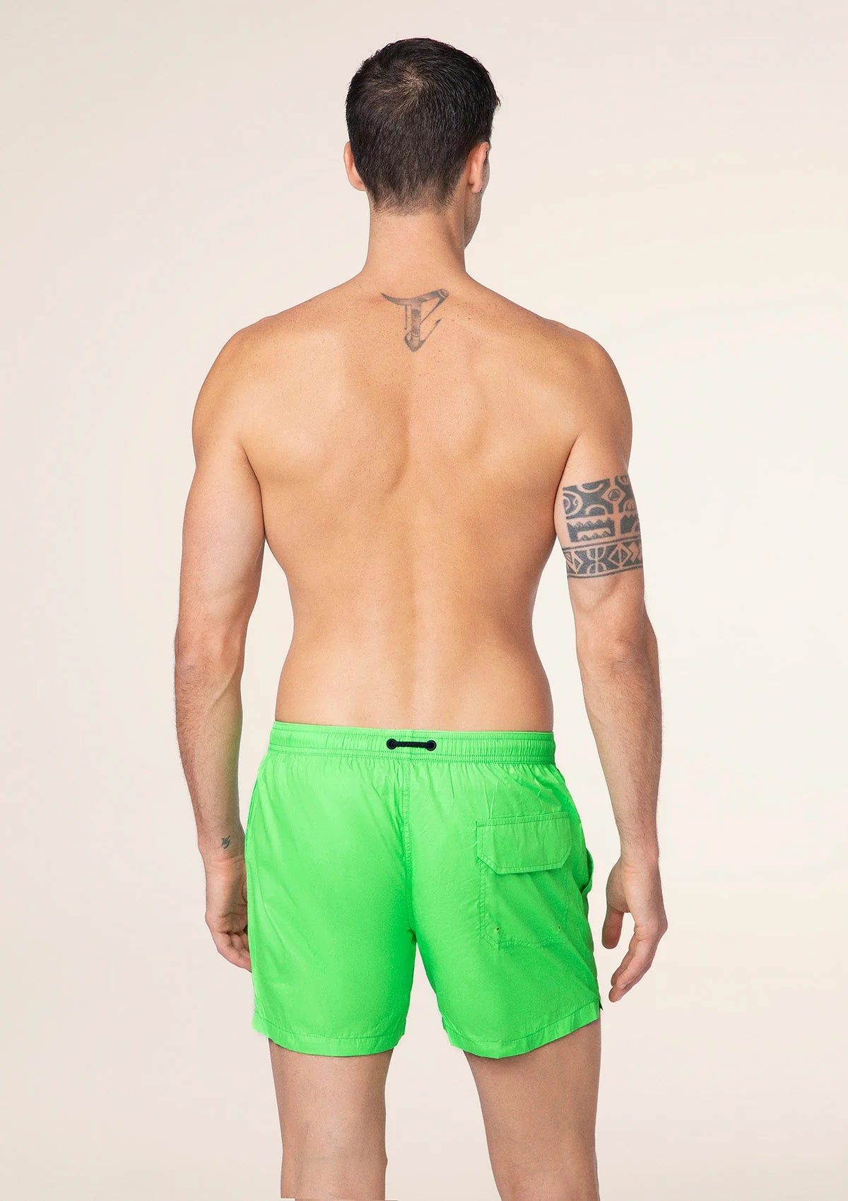 COSTUME SHORTS UOMO F**K VERDE FLUO