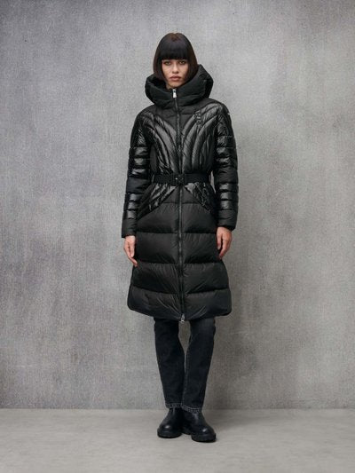 PIUMINO BLAUER LUNGO CON CINTURA QUINCY