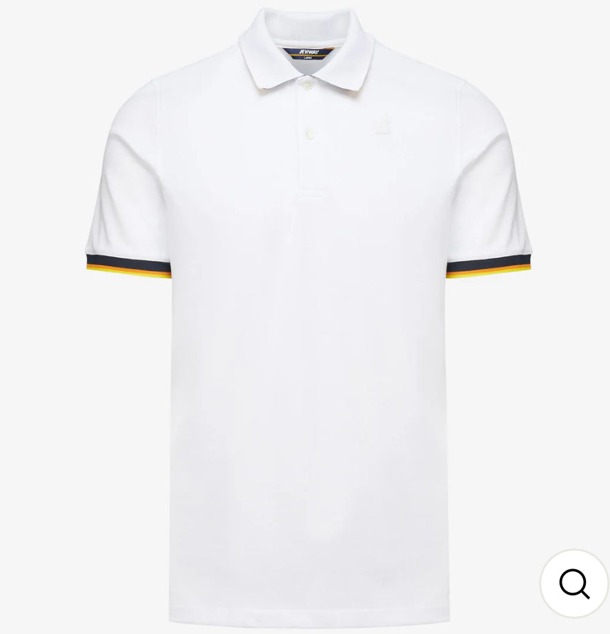 K-WAY POLO VINCENT WHITE