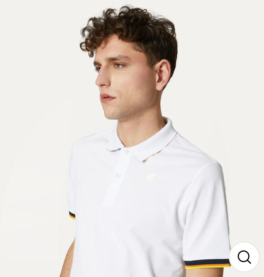 K-WAY POLO VINCENT WHITE