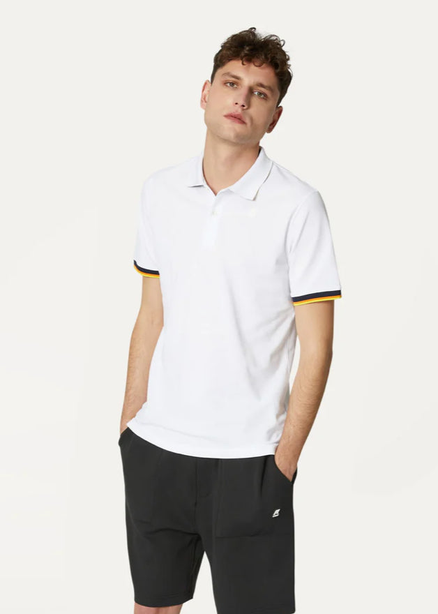 K-WAY POLO VINCENT WHITE