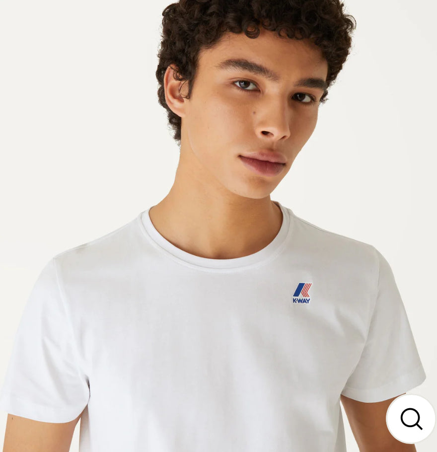 K-WAY T-SHIRT LE VRAI EDOUARD WHITE