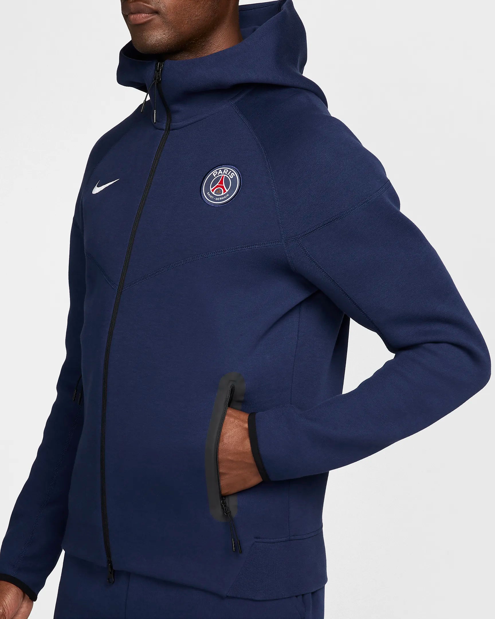Fleece Completo Tuta Paris Saint Germain Felpa Paris Bianca Felpa