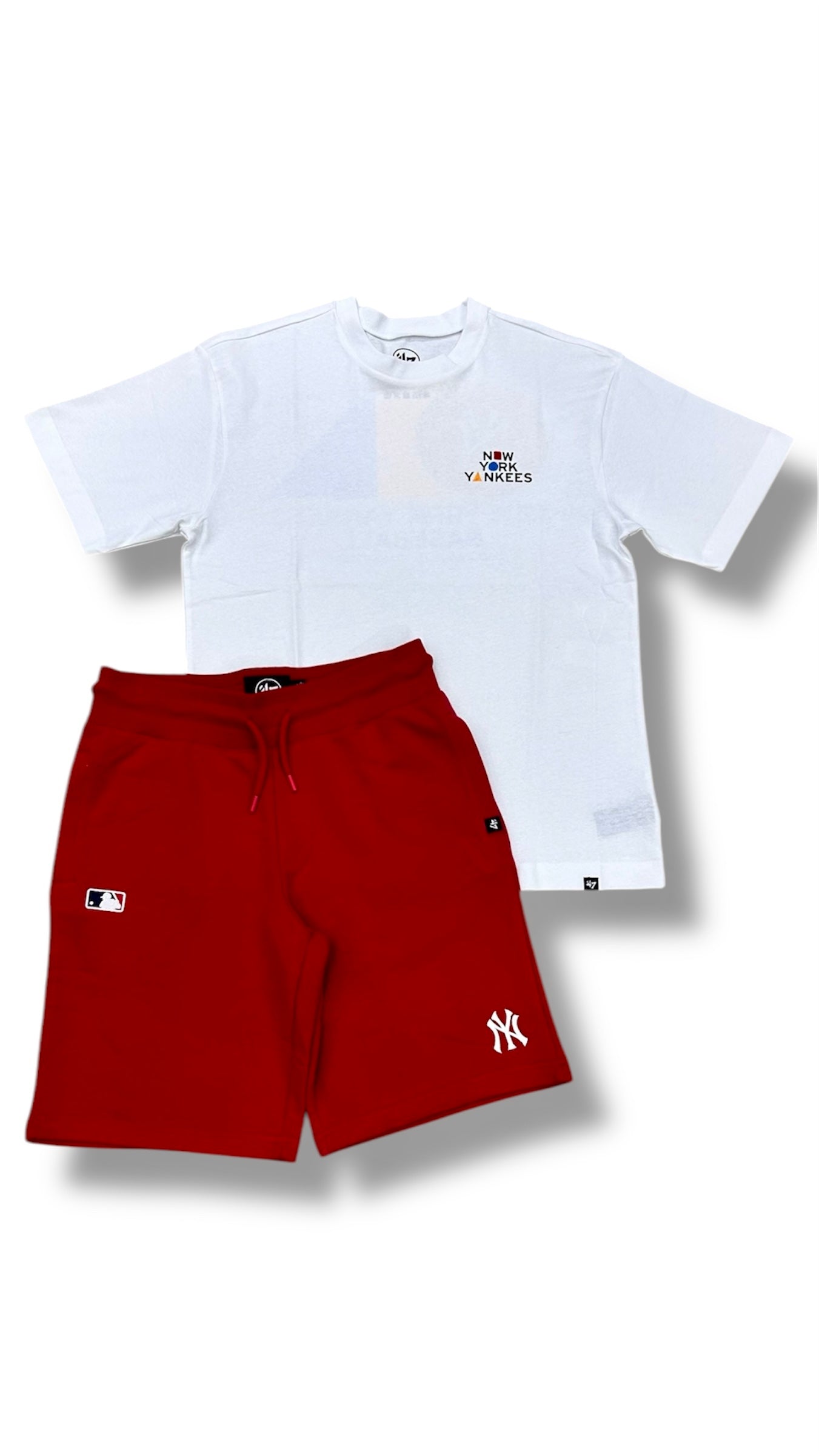 47' COORDINATO NY YANKEES WHITE/RED