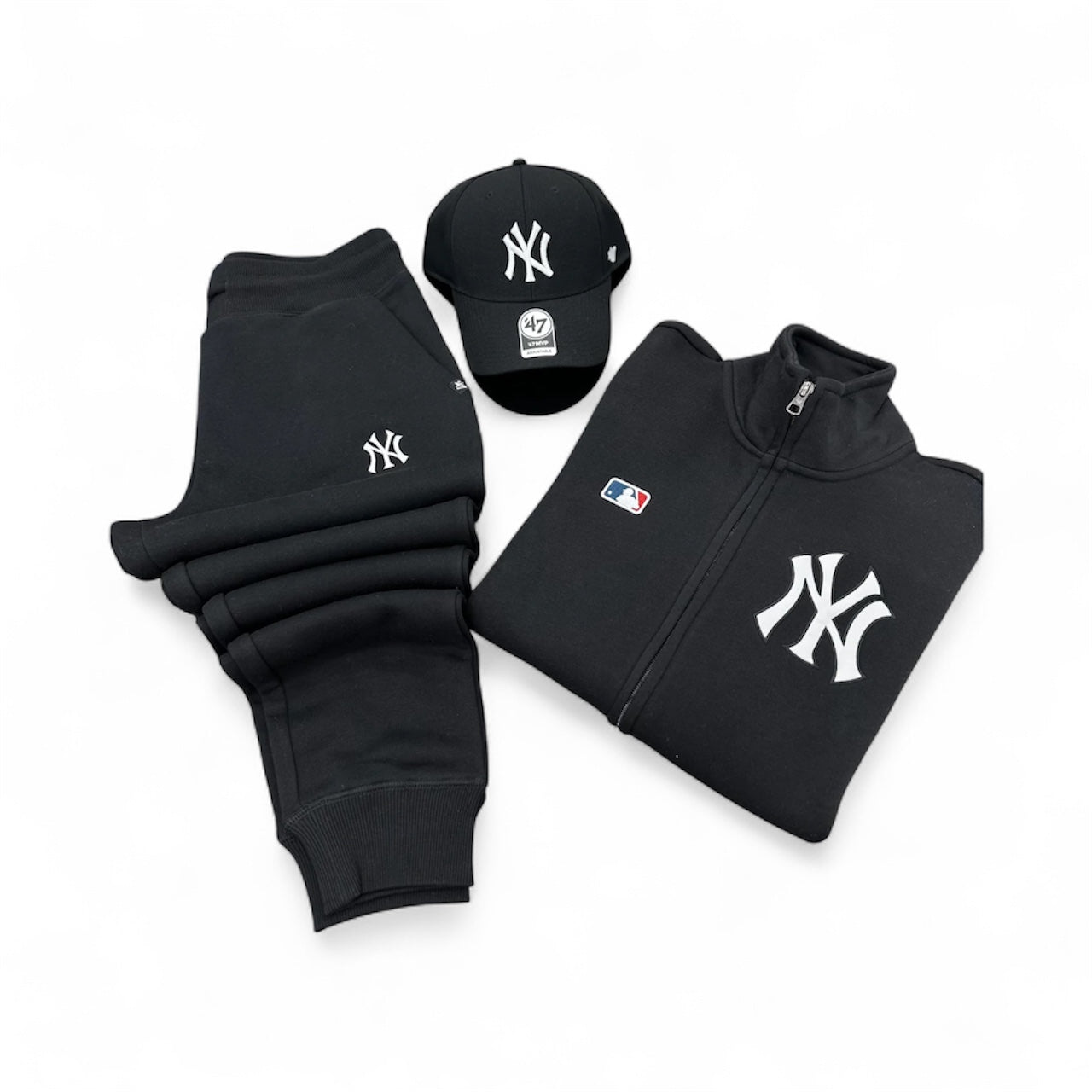 TUTA '47 BRAND BURNSIDE NEW YORK YANKEES BLACK