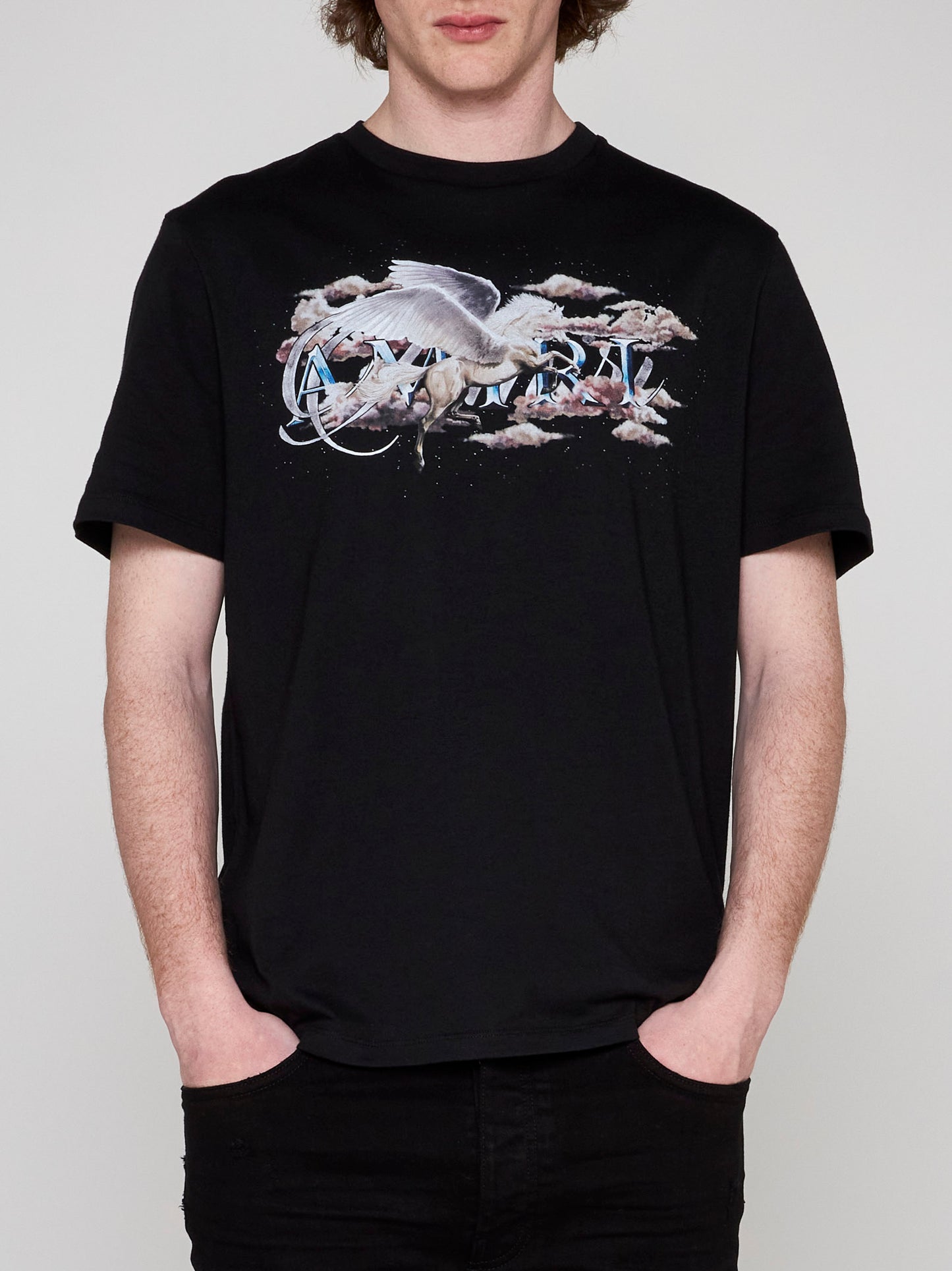 T-SHIRT IN COTONE PEGASUS LOGO