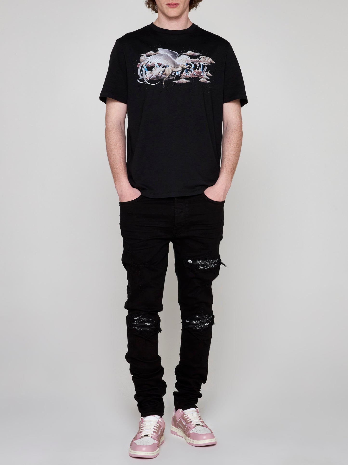 T-SHIRT IN COTONE PEGASUS LOGO