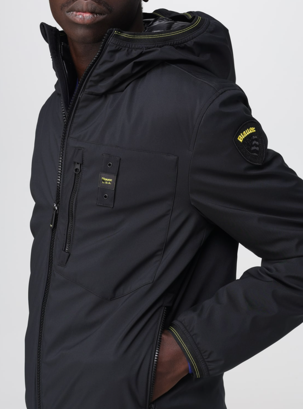 MEN'S DERRY NEOPRENE DOWN JACKET WITH POCKET