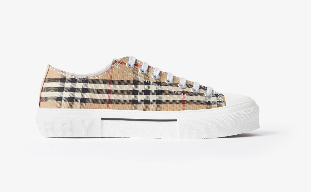 BURBEERRY Sneaker in cotone Check