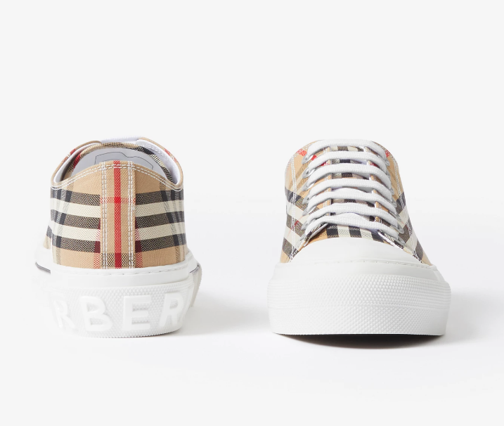 BURBEERRY Sneaker in cotone Check