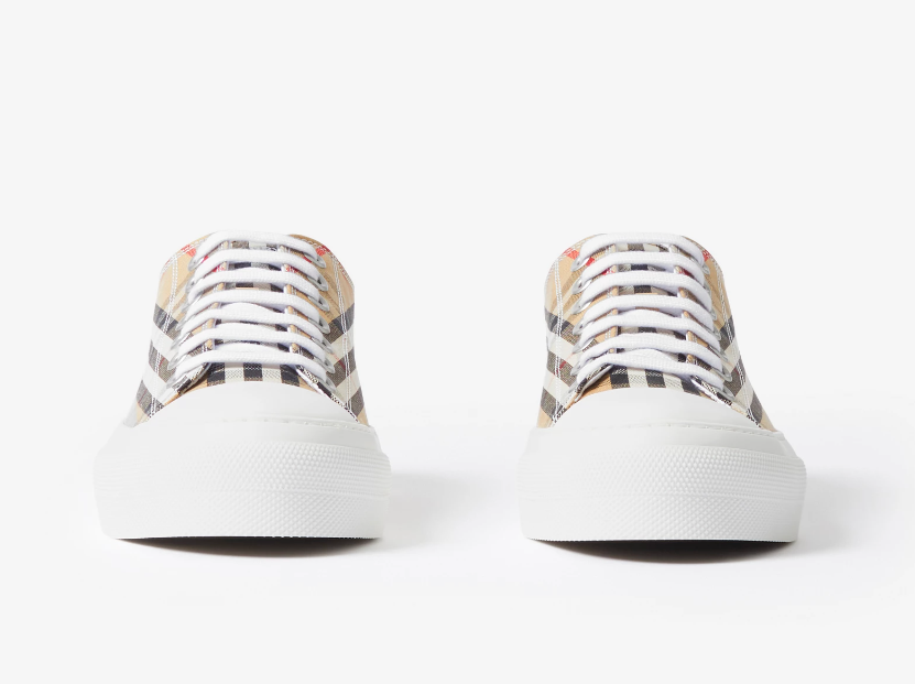 BURBEERRY Sneaker in cotone Check