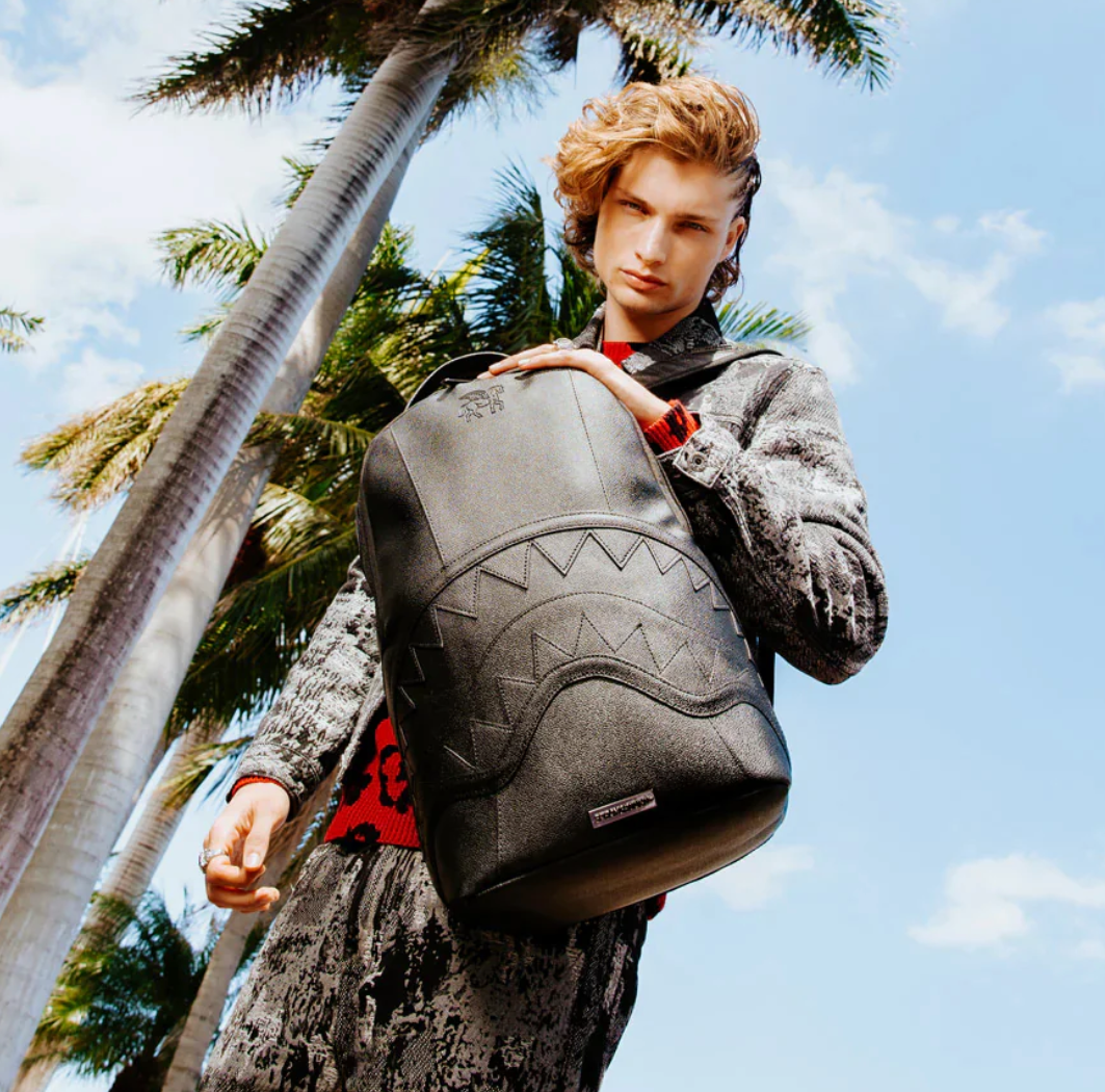 ZAINO SPRAYGROUND BLACKOUT RACEWAY DLXSV BACKPACK Nero