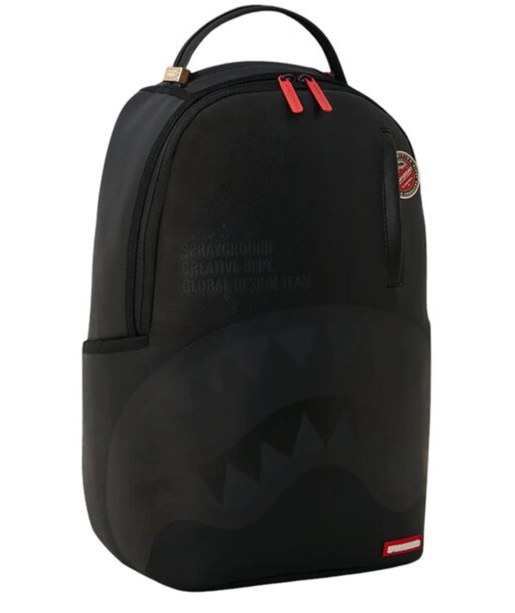 ZAINO SPRAYGROUND SHARK CENTRAL BLACK OUT