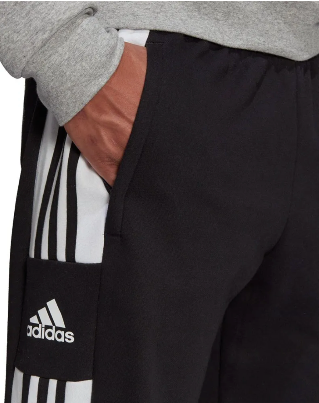 TUTA ADIDAS GIROCOLLO BLACK SQUADRA 21 SWEAT TOP