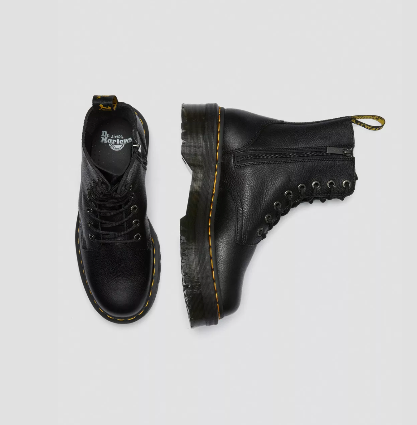 Dr. MARTENS Stivali platform Jadon III in pelle Pisa