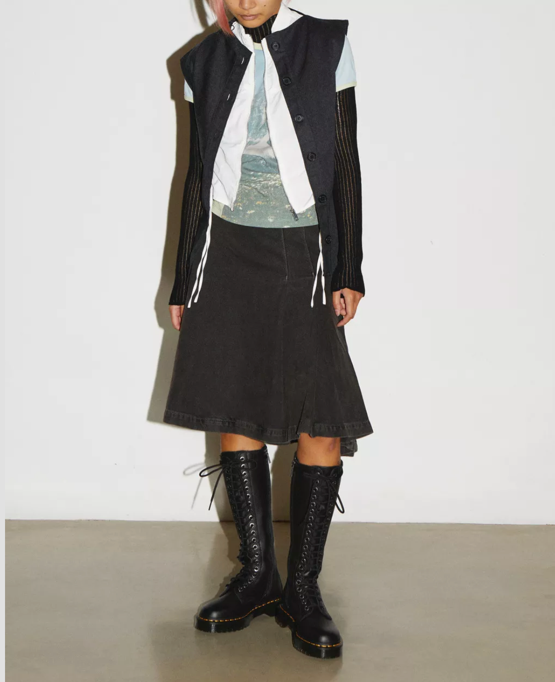 Dr.MARTENS Stivali al ginocchio 1B60 Bex in pelle Pisa