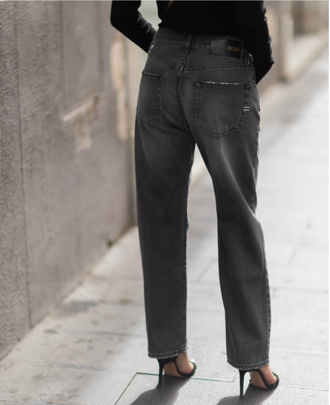 JEANS VICOLO ZOE BOTTONI GIOIELLO