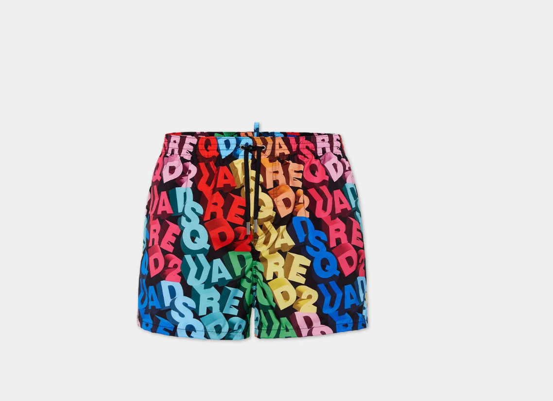 COSTUME DSQUARED2 LOGO MIDI NEW COLLECTION 2025