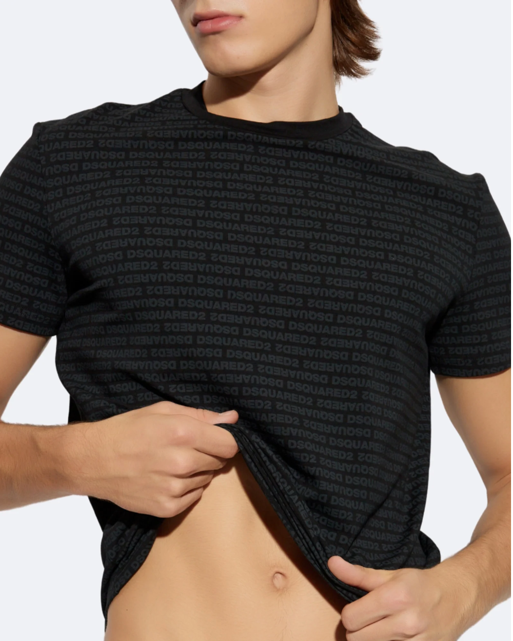 SET DSQUARED2 T-SHIRT+SLIP LOGATO NEW COLLECTION 2025