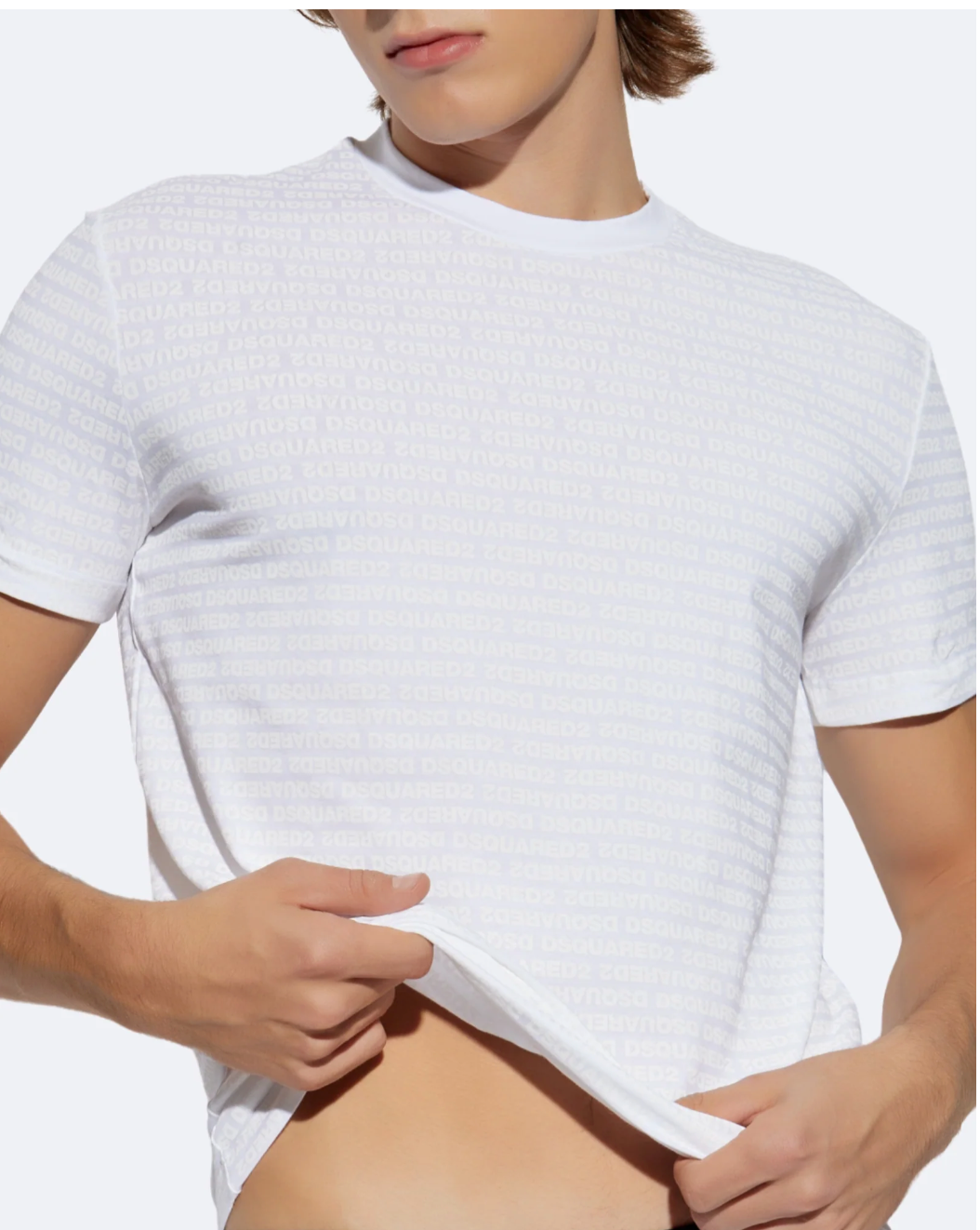 SET DSQUARED2 T-SHIRT+SLIP LOGATO NEW COLLECTION 2025