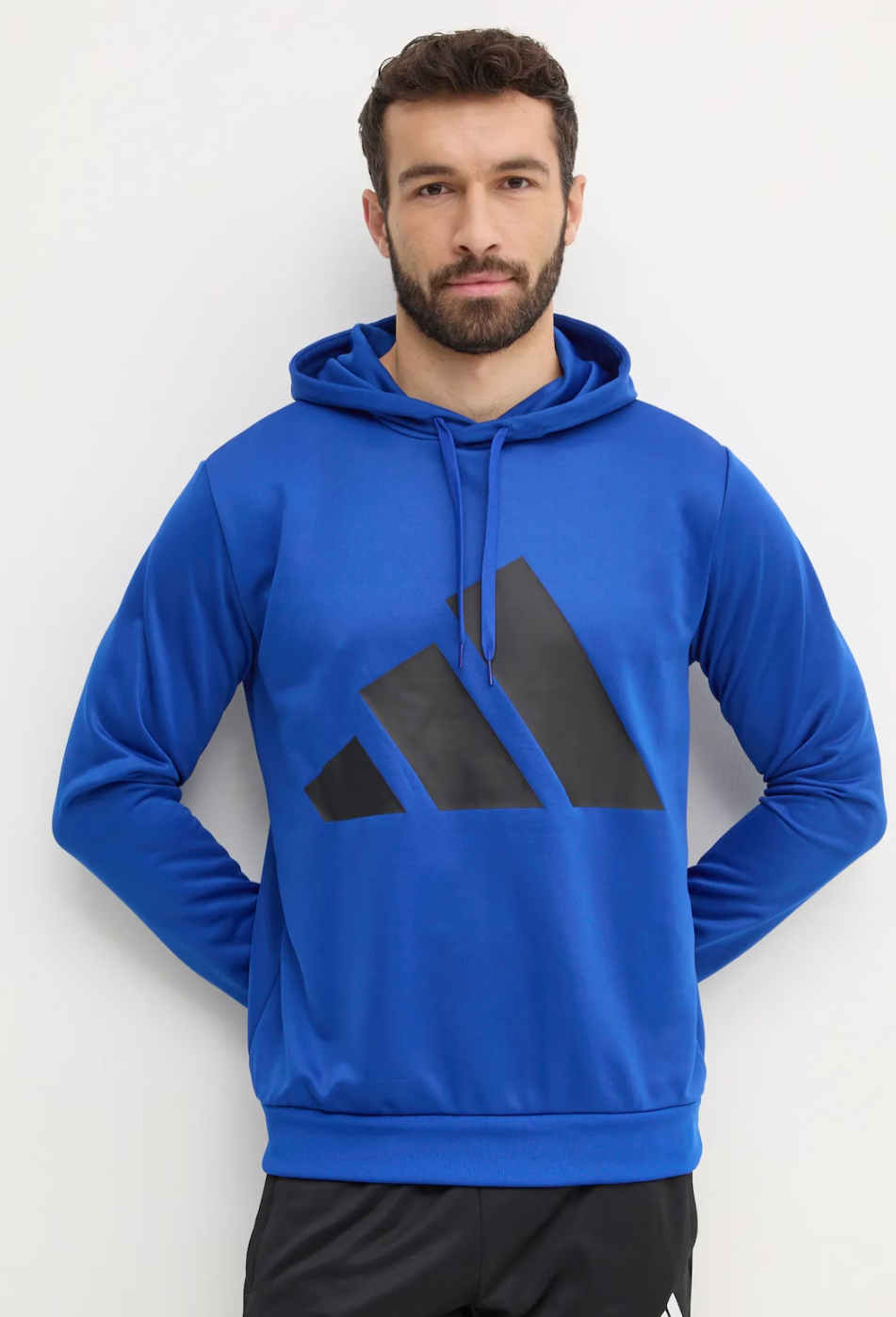 TUTA ADIDAS BLUE LOGO BLACK