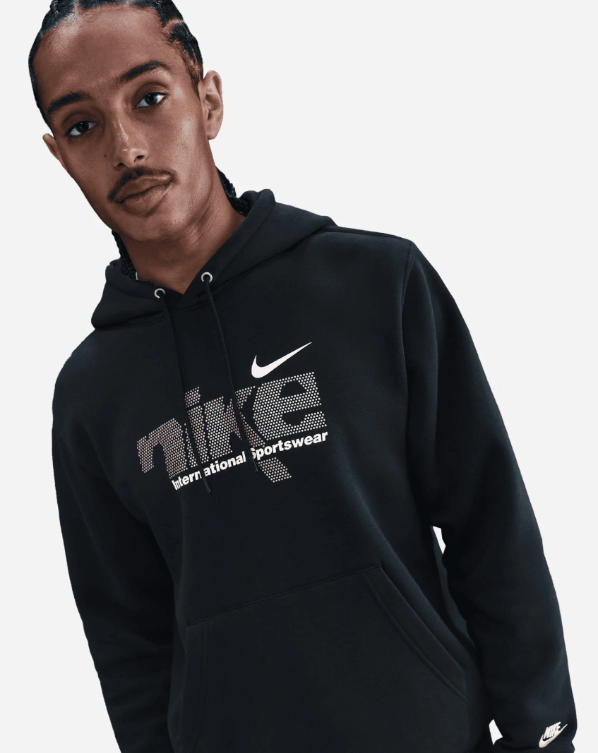 TUTA NIKE FLEECE METALLIC CON CAPPUCCIO