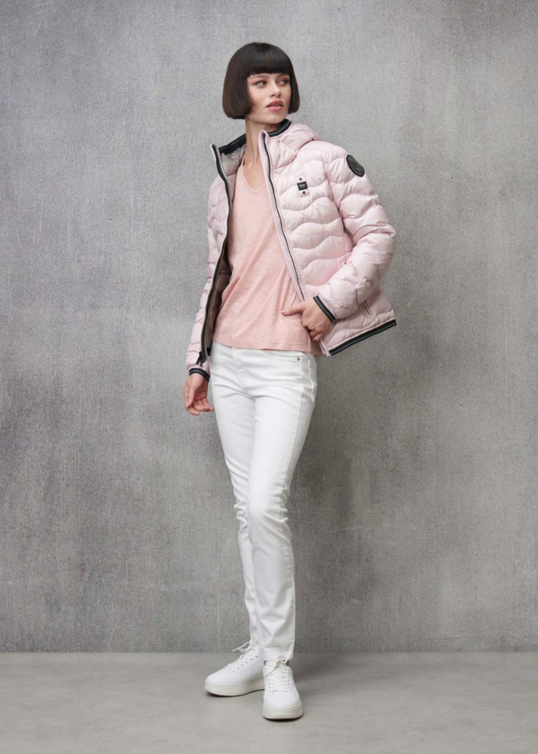 PIUMINO BLAUER AD ONDA CAMELIA