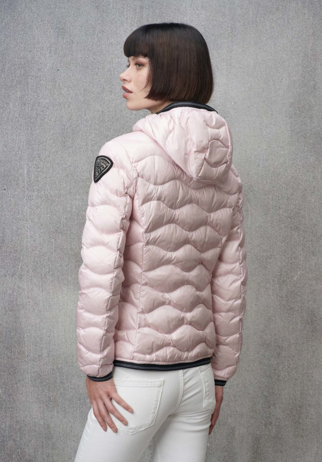PIUMINO BLAUER AD ONDA CAMELIA