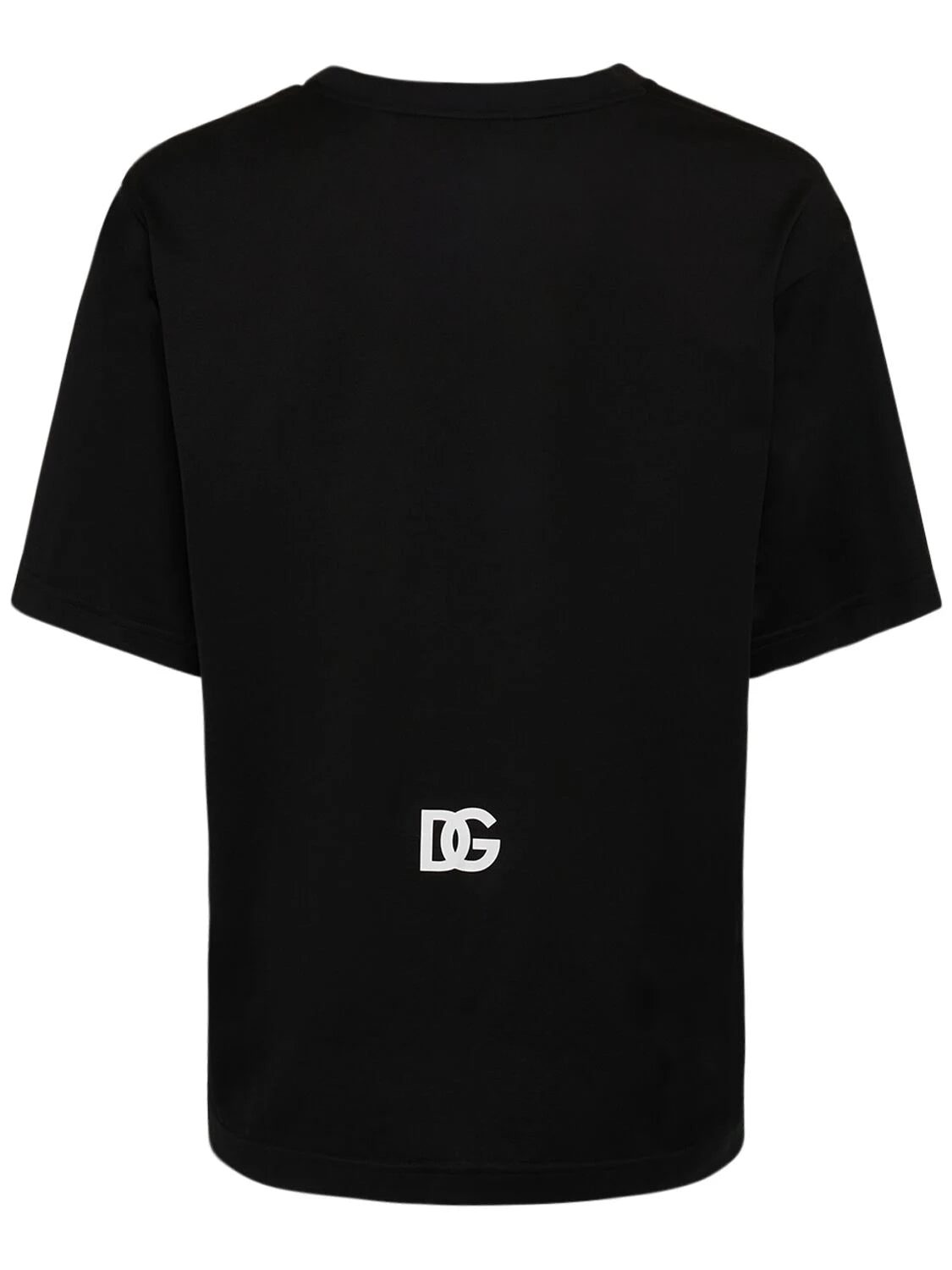 T-SHIRT DOLCE&GABBANA NERA CON LOGO