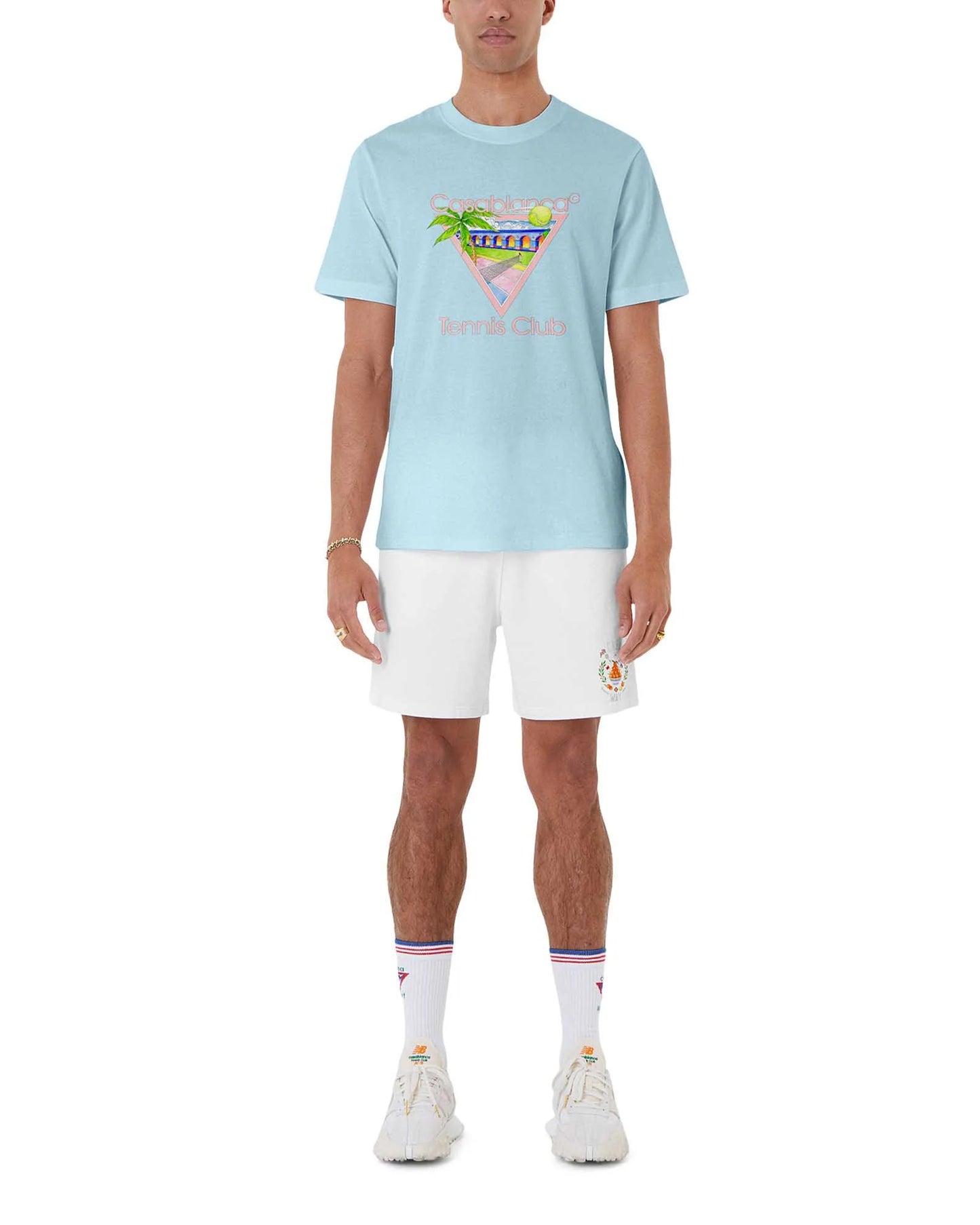 CASA BLANCA T-shirt con icona del club di tennis