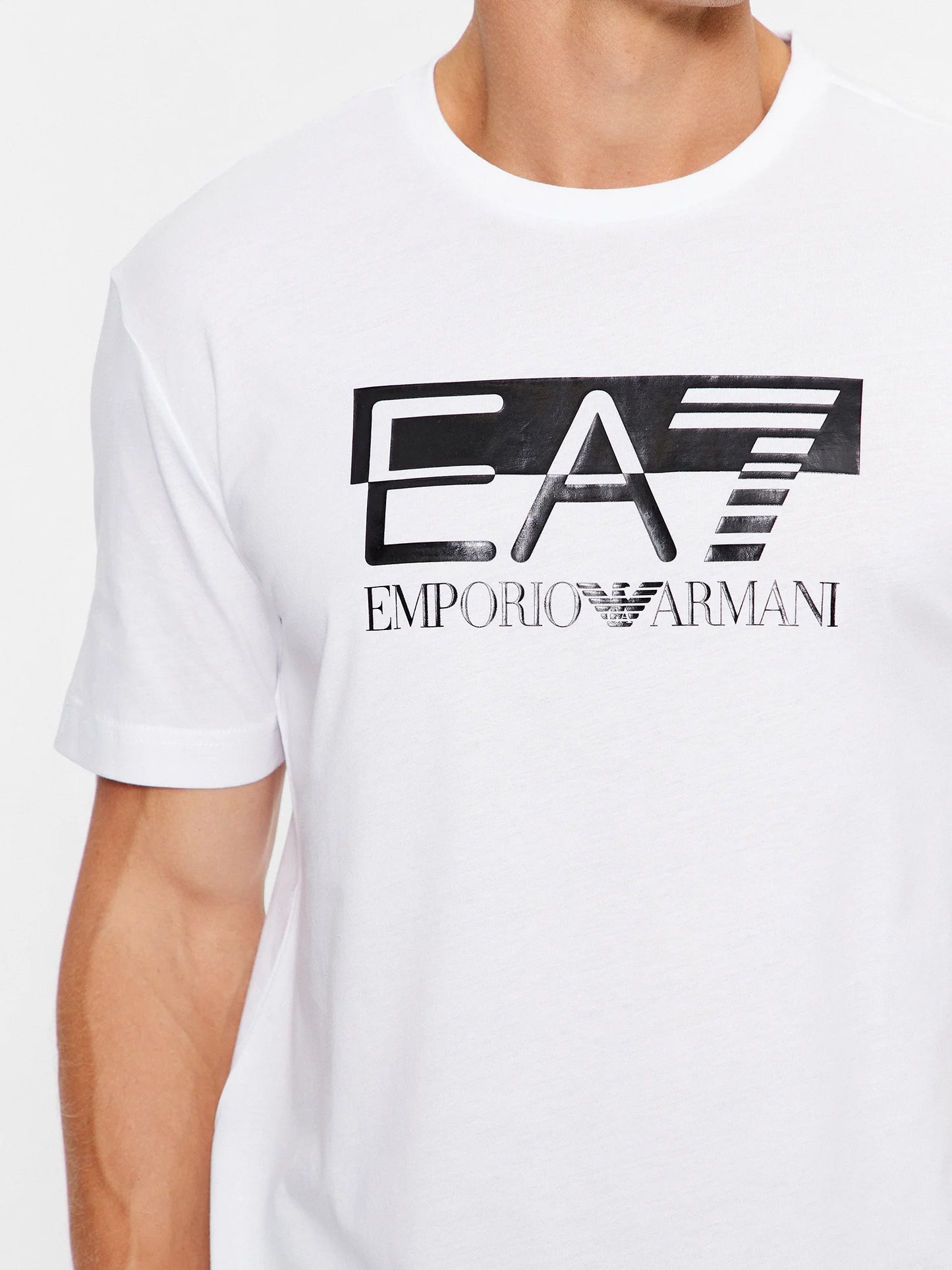 EA7 T-SHIRT VISIBILITY IN COTONE