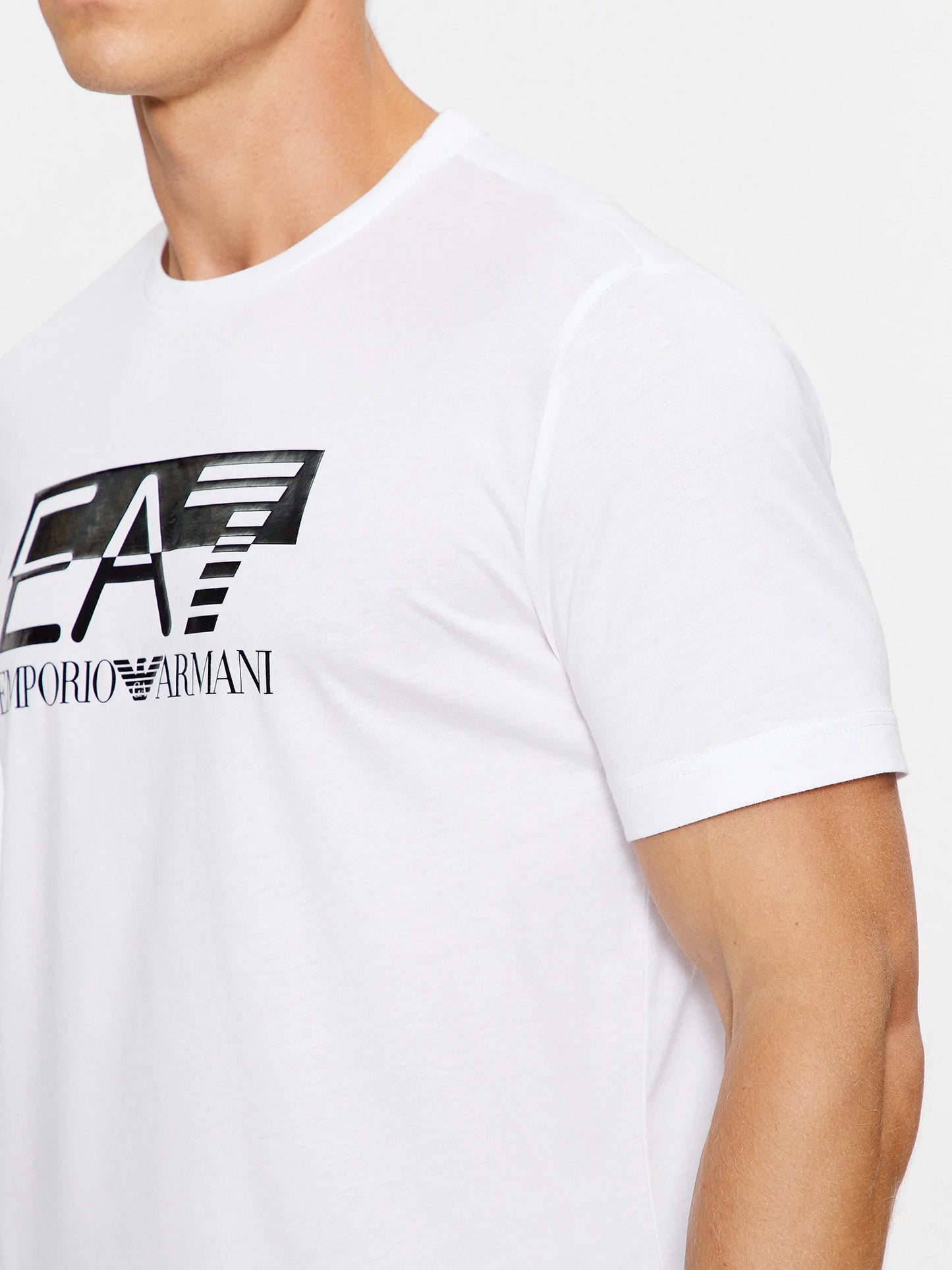 EA7 T-SHIRT VISIBILITY IN COTONE