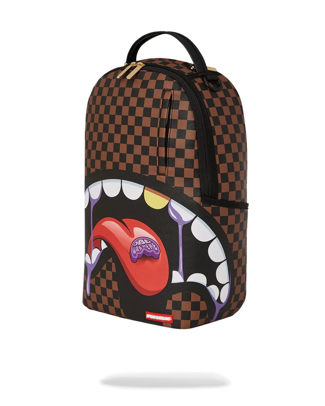 ZAINO SPRAYGROUND DBD WAS HERE WEIRD SHARK BP BACKPACK MARRONE