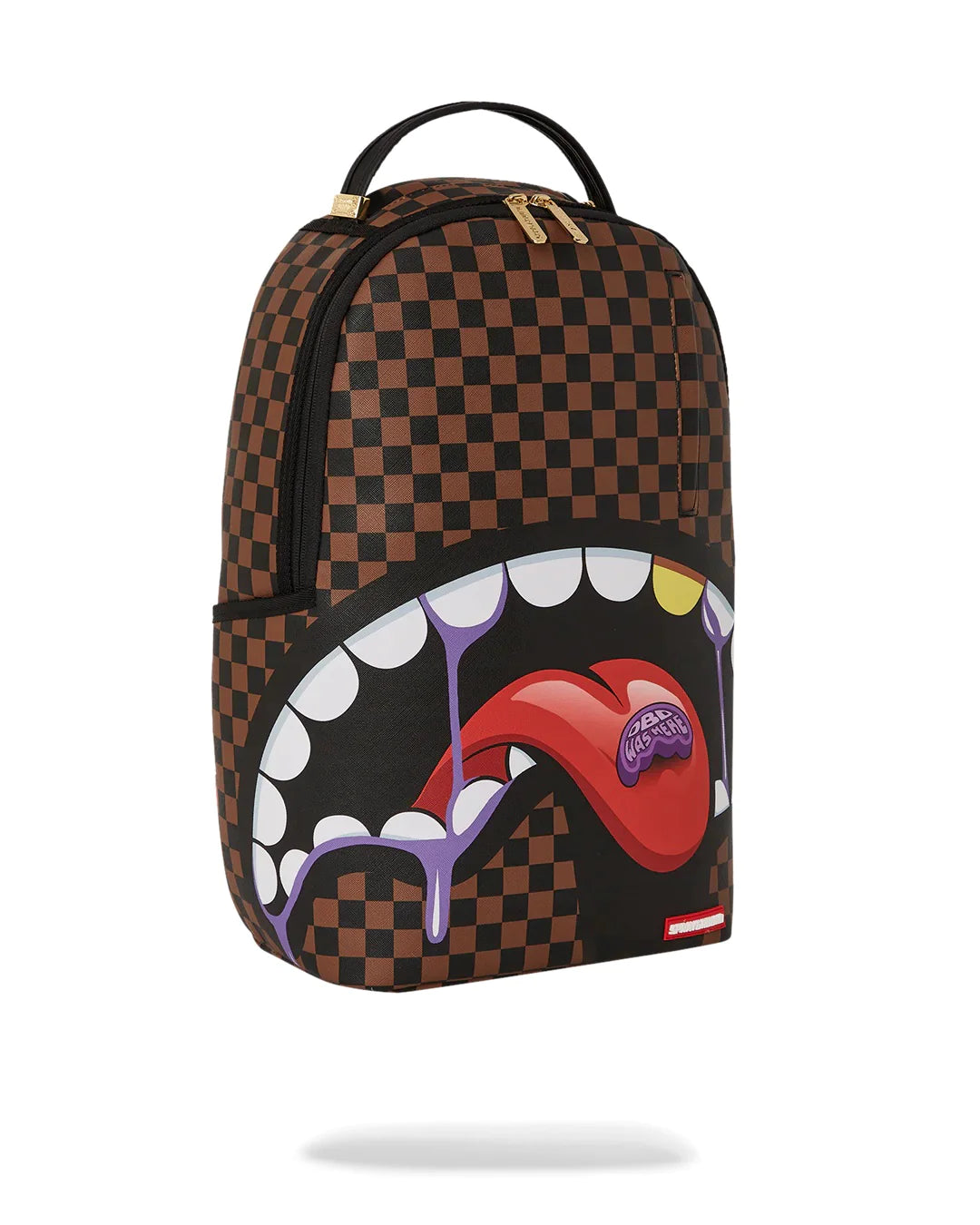ZAINO SPRAYGROUND DBD WAS HERE WEIRD SHARK BP BACKPACK MARRONE