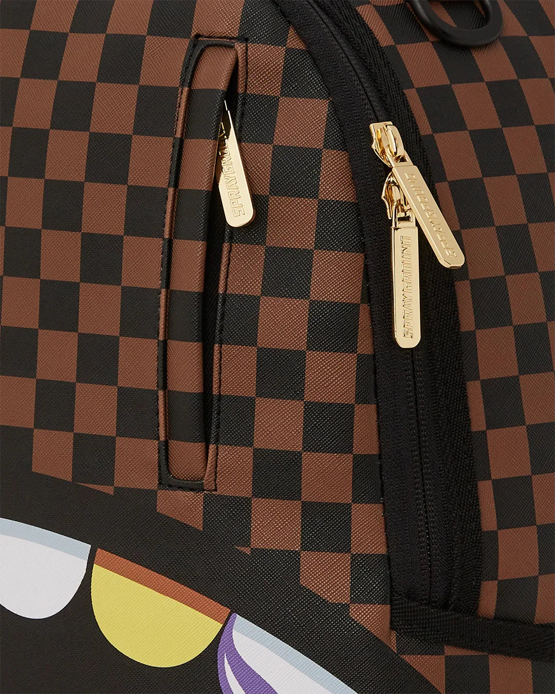 ZAINO SPRAYGROUND DBD WAS HERE WEIRD SHARK BP BACKPACK MARRONE