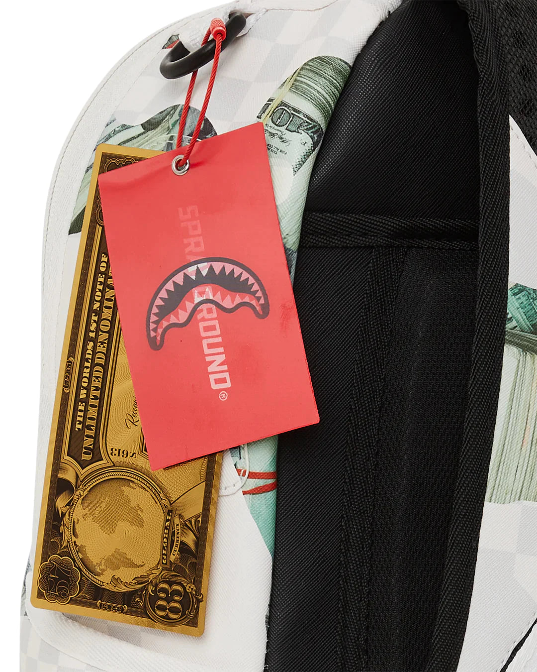 SPRAYGROUND MONEY 3AM DLXSVF BACKPACK WHITE