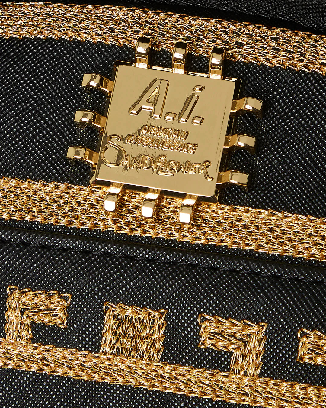 ZAINO SPRAYGROUND AI TRIBAL GOLD STARS DLXSV BACKPACK NERO