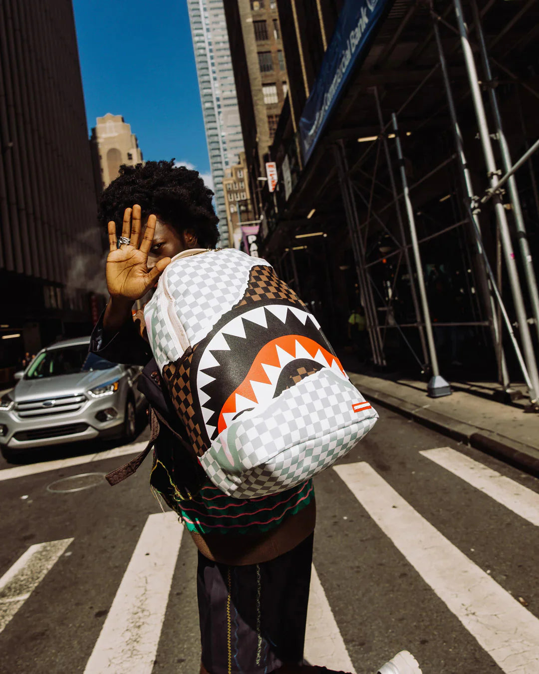 ZAINO SPRAYGROUND TEARAWAY BACKPACK MARRONE